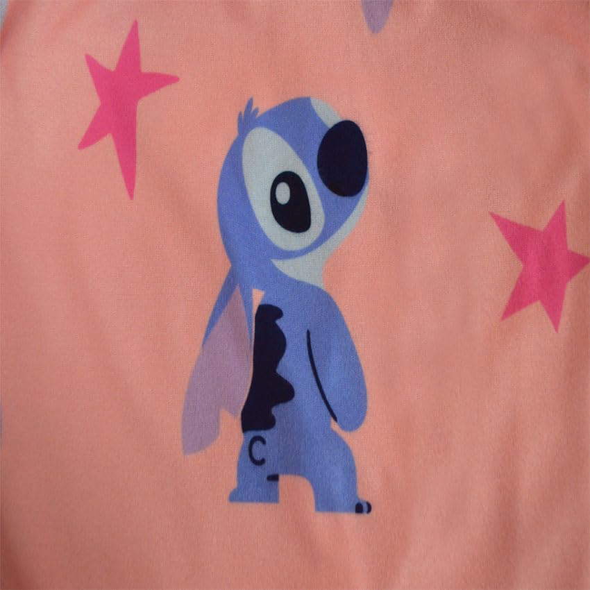 Girls Disney Lilo and Stitch Traditional Flannel Nightgown3