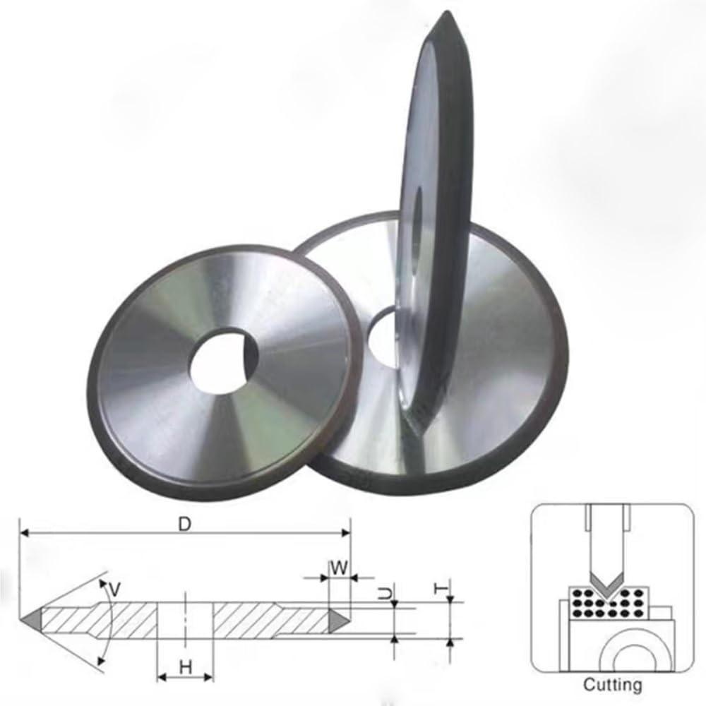 tarcza szlifierska, 14E1 Podwójna przeciwprostokątna Psx Ceramic Graphite Tungsten(125 * 10 * 32 * 12 * 8)