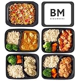 [玄米ごはん付き] BIRUMESHI ビルメシ GOLD'S GYM たんぱく質 35g以上 脂質6.8g以下 玄米 超筋肉系管理栄養士🄬 健康バランス (5食, 低脂質セット)