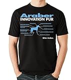 Unisex T-Shirt siviwonder Unisex T-Shirt Innovation - Araber Vollblut - Pferde Fun reiten schwarz S