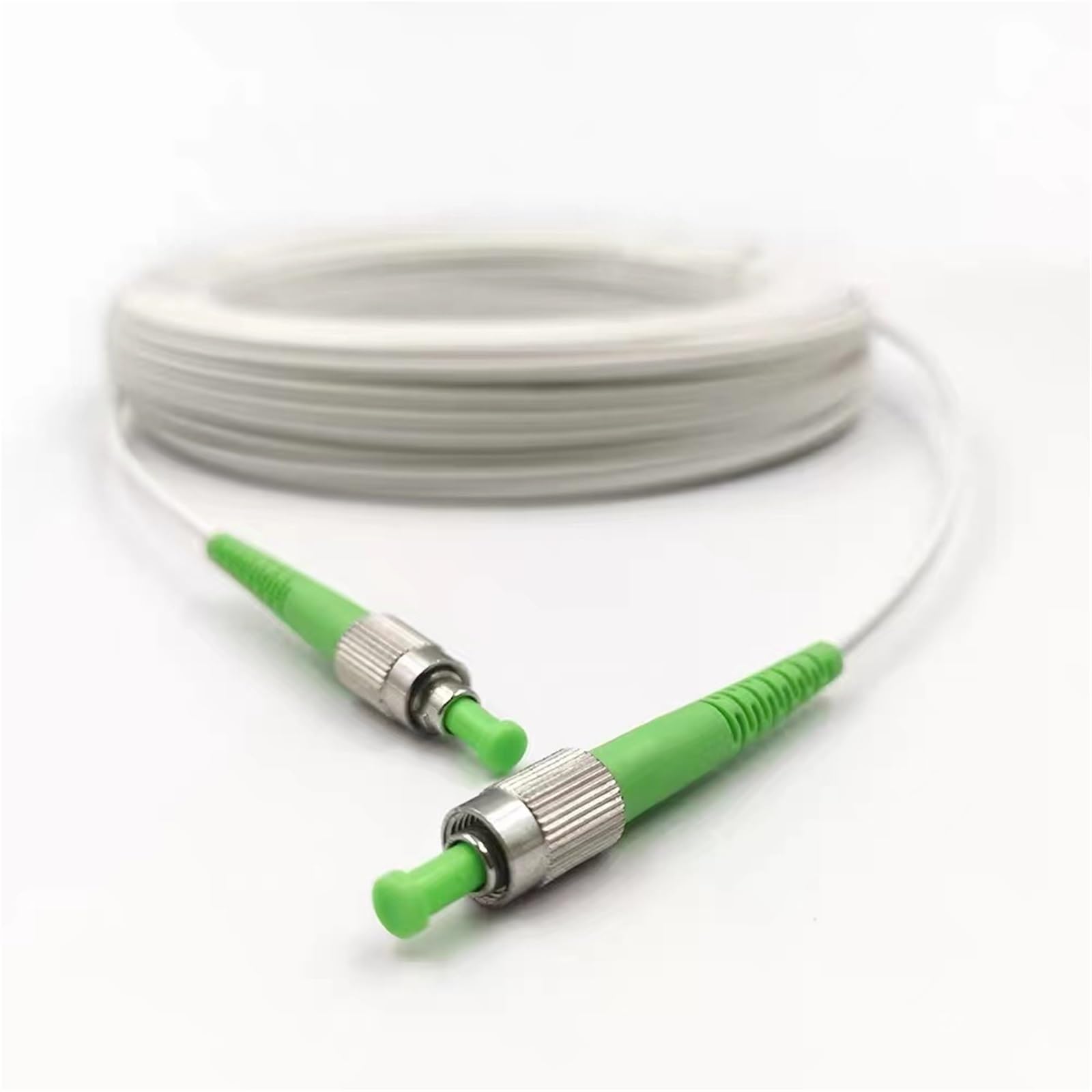 SCA-SCA Câble de raccordement à fibre optique 2C pour usage intérieur, 100 à 200 m (120 m, 2 fils, noir, SCA-SCA)