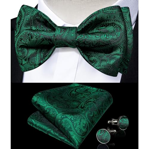 Corbata de moño floral para boda y evento miniatura 3