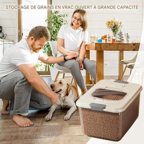 Contenedor de alimentos para perros apilable de alta resistencia 3