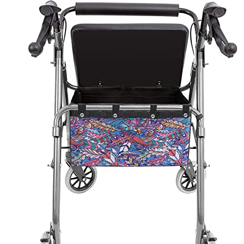 Big Ant Rollator Bag Under Seat, Walker Bag Under Seat Bag For Four Wheel Rollator, Rollator Basket For Carrying Items, Reusable Tote Organizer Pouch Storage Walker Accessories For Women, Men, Seniors #TOP2