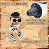 Car Interior Diffuser Bear Pilot Retro Airplane Reusable Personalised Car Air Freshener with Aroma Fragrance Air Outlet Vent Accessories (Light) #1