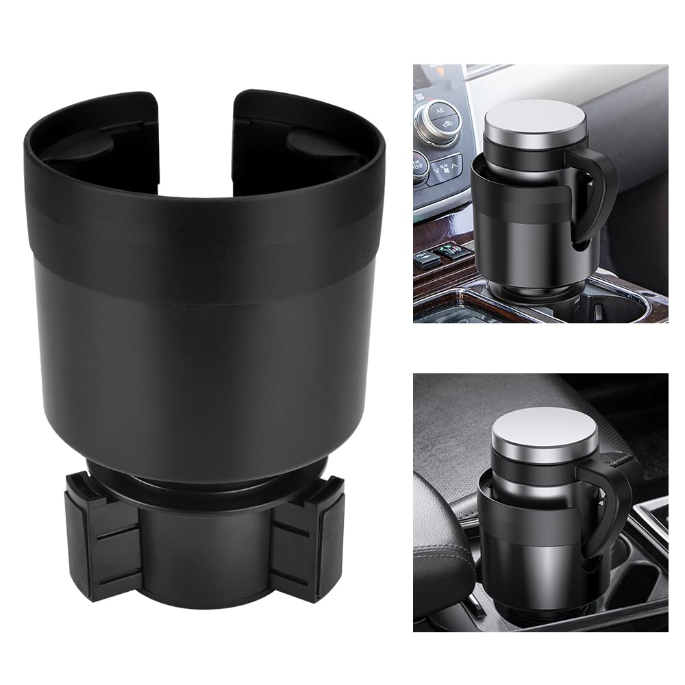 Lot De 2 Porte-gobelets Auto-adhésifs Pour Voiture - Universel, Maintien Réglable, Pour Tasses Et Bouteilles