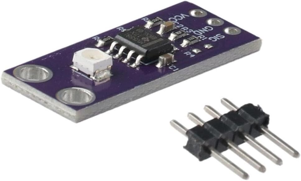 UV Sensor Detection Module, 3.3V-5V Sunlight Intensity Detection, High Sensitivity S12SD Module, Light Intensity Detection, UV Sensor Module for Arduino