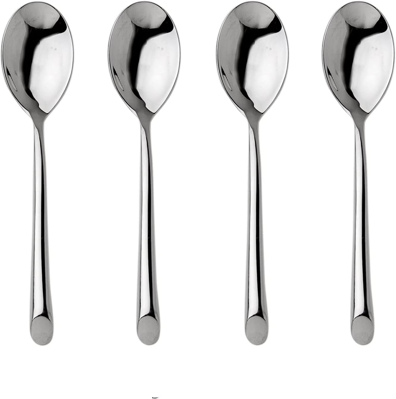 Nambe Frond 18/10 Stainless Steel Teaspoon (Set of Four)