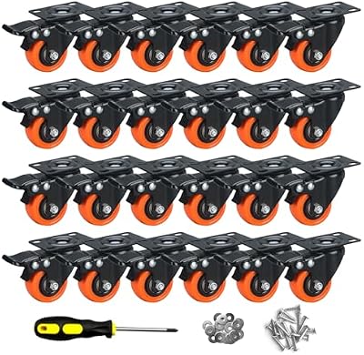 Heavy Duty Caster Wheels Set