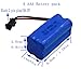 Blomiky 2 Pack AAA 4.8V 700mAH Battery Pack and 2 Cable Replacement for Amicool Threeking 1/28 Scale RC Stunt Truck / C128 Battery 2