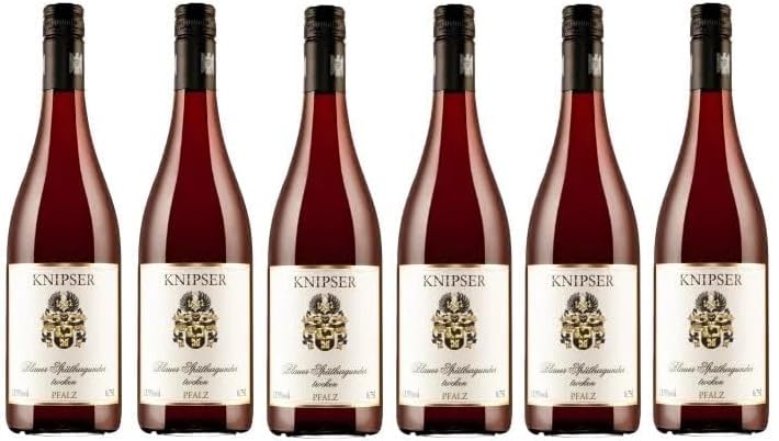 Knipser Blauer Spätburgunder trocken 2019 6 Flaschen zu je 0,75 Liter