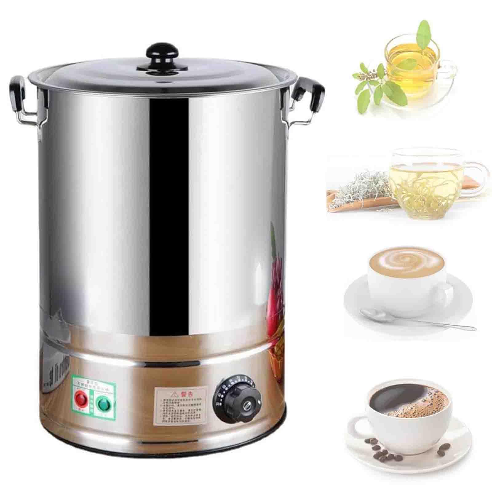Chaudière de 40 L distributeur d'eau chaude en acier inoxydable pour café et thé avec robinet