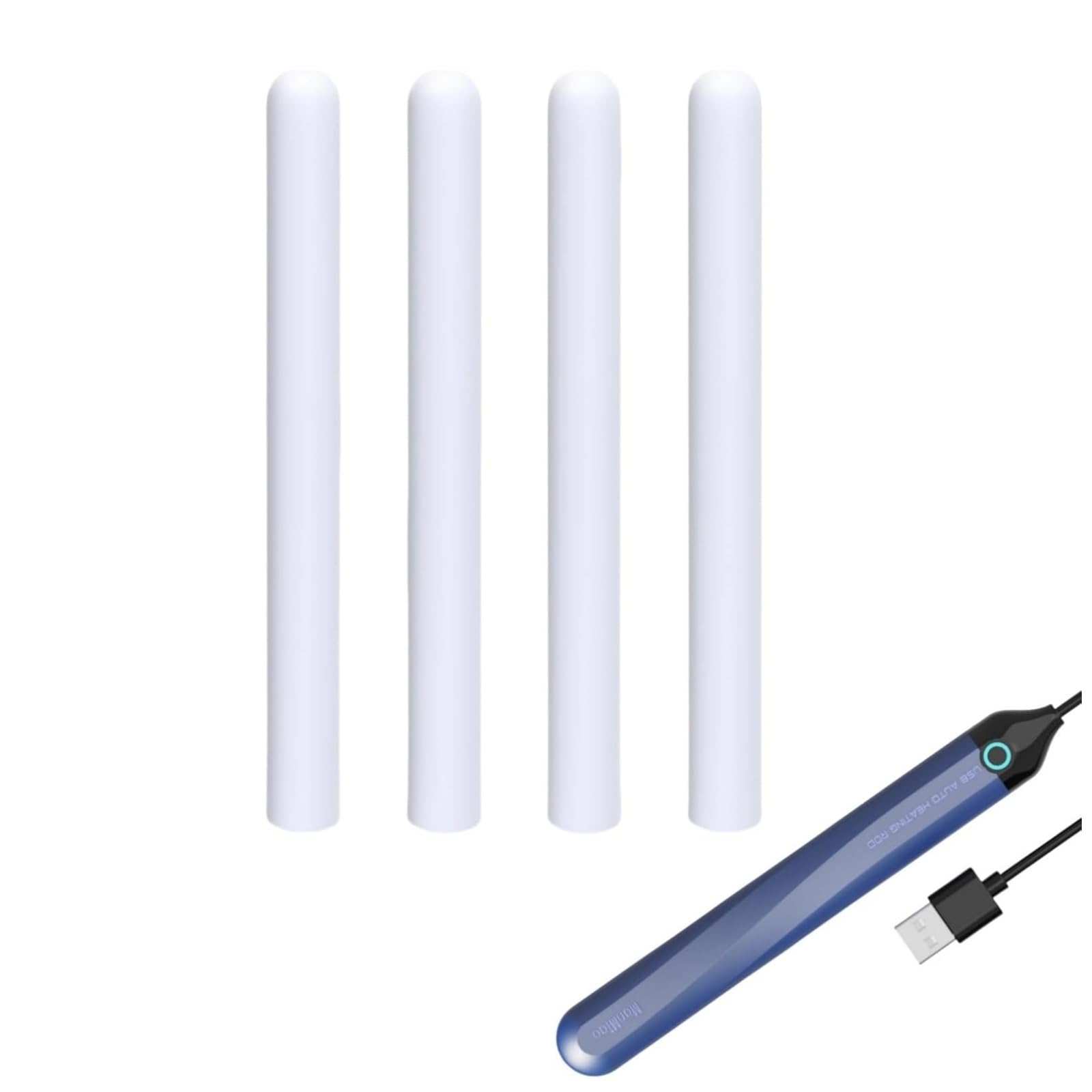 4X Drying Stick for Toys Water Absorption Dry Rod Desiccant Silicone Flesh Light Dryer Absorption Stick + USB Heating Stick 2.2ft Cable Lengt