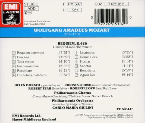 Miniatura 2 de Mozart Requiem, K. 626