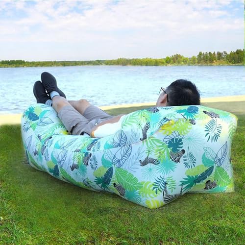 Canapé gonflable d'extérieur pliable pour éviter le sable et le sol humide - 4