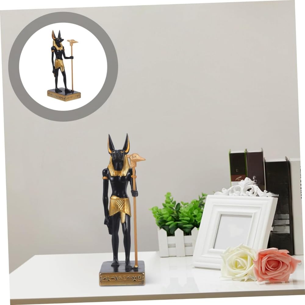 Amazon.co.jp: アヌビス 装飾品 古代 エジプト 工芸品 置物 卓上