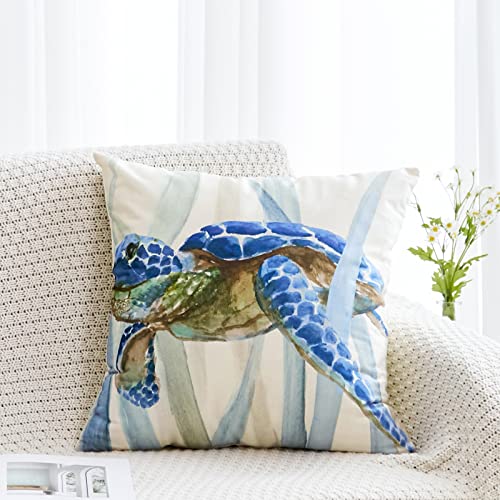 Qahing Nautical Coastal Throw Pillow Cover - Image 4