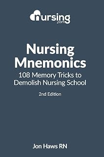 Nursing Mnemonics by Jon Haws: 170+ Memory Tricks to Crush Nursing School & Ace NCLEX