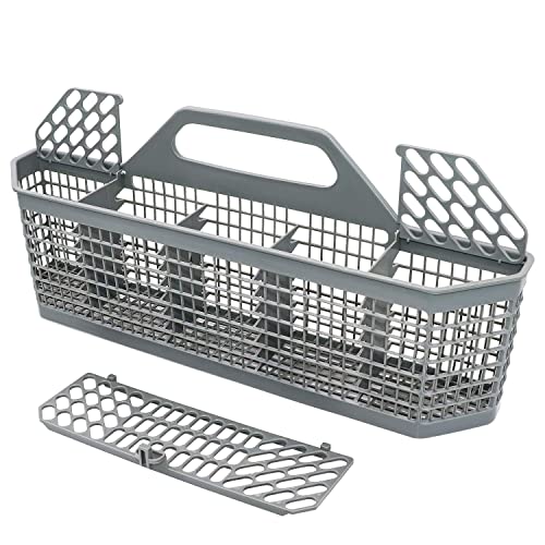 Beaquicy WD28X10128 Dishwasher Silverware Basket (19.7 x3.8 x8.4 ) - Replacement for GE Dishwasher - Replaces AP3772889 1088673 AH959351