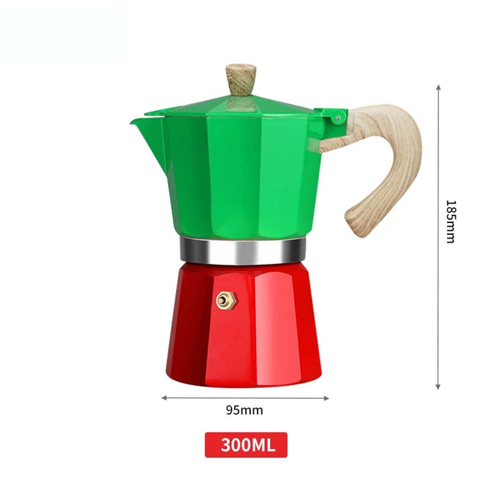 Dzbanek do kawy aluminiowy trwały dzbanek do kawy, ręczny ekspres do kawy, praktyczny filtr do espresso