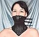 Honeylust - Verschließbares Bondage Halskorsett mit Kinn - Fetisch Halsband für eine gerade Kopfposition - BDSM Sexspielzeug für stille Sklaven