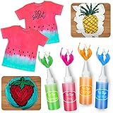 Arte de Pulverización Nuevo e Interesante - Se han añadido 3 botellas de pulverización portátiles. Spray tie-dye es un nuevo producto creativo de tie-dye con más funciones, lo que hace que su diseño de tie-dye sea más creativo y llamativo. ¡Deje que su imaginación y creatividad se teñan salvajemente! Tie-dye creativo hecho a mano, haz su propio estilo de diseño único, ¡deja que le convierta en un maestro del tie-dye!