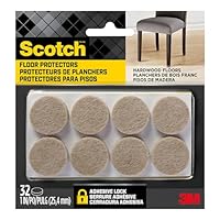 Algopix Similar Product 12 - Scotch Felt Pads 32 PCS Beige Felt