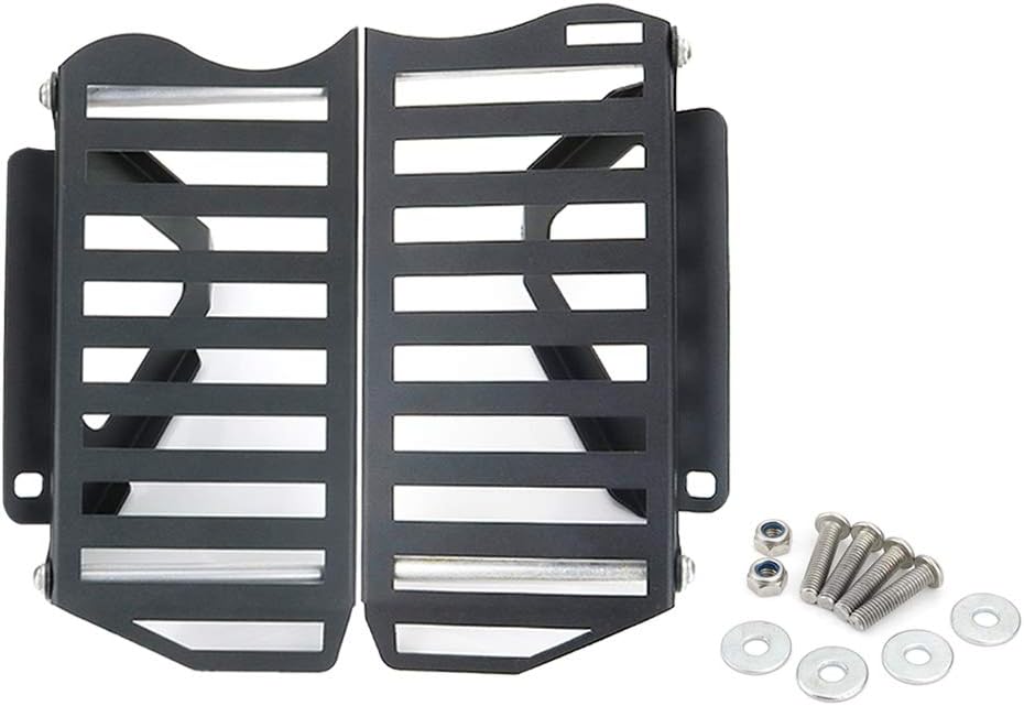 Xitomer Aluminum Radiator Guards, Fit for KLX250 KLX250S KLX250SF 2009 2010 2011 2012 2013 2014 2015, Radiator Grille Cover/Radiator Protector (Black)