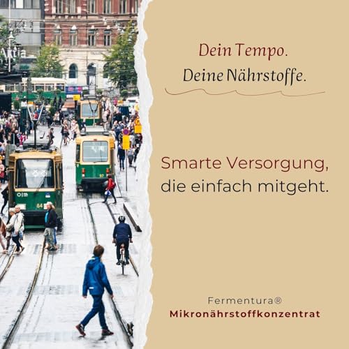 Fermentura® Mikronährstoffkonzentrat 500 ml – 128 Zutaten inkl. fermentiertes Obst und Gemüse | Für die tägliche Nährstoffversorgung der ganzen Familie | Vegan | 1-Monats-Vorrat