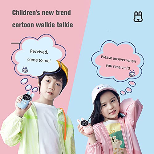 Daseey Walkie Talkie infantil para crianças Handheld Child Gift Walky Talky com lanterna, rádio bidi