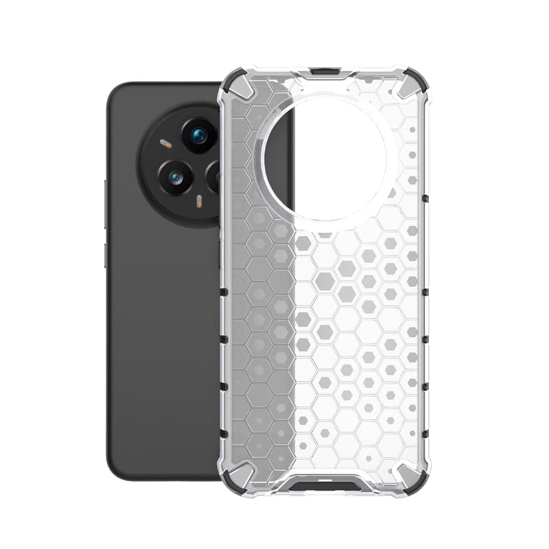 Image of Plastic Bumper Back Case Cover for Realme 14 Pro Plus 5G (Transparent)