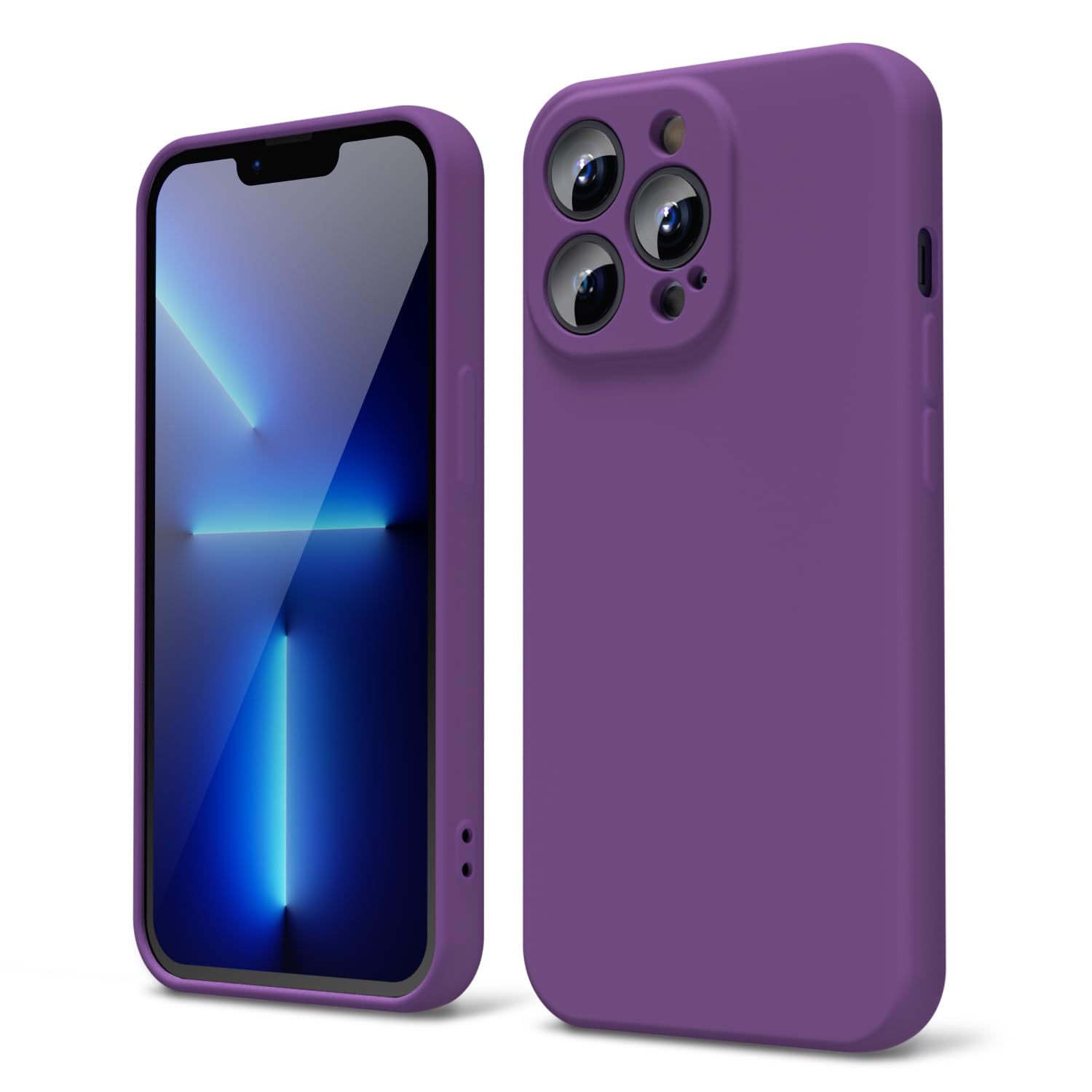 oakxco for iPhone 16 Pro Max Case Liquid Silicone, Soft Rubber Gel Elegant Aesthetic Basic Simple Cover, Cute Thin Slim TPU Matte Solid Color Plain Smooth Case for Women Girl, Light Pink — view 1527