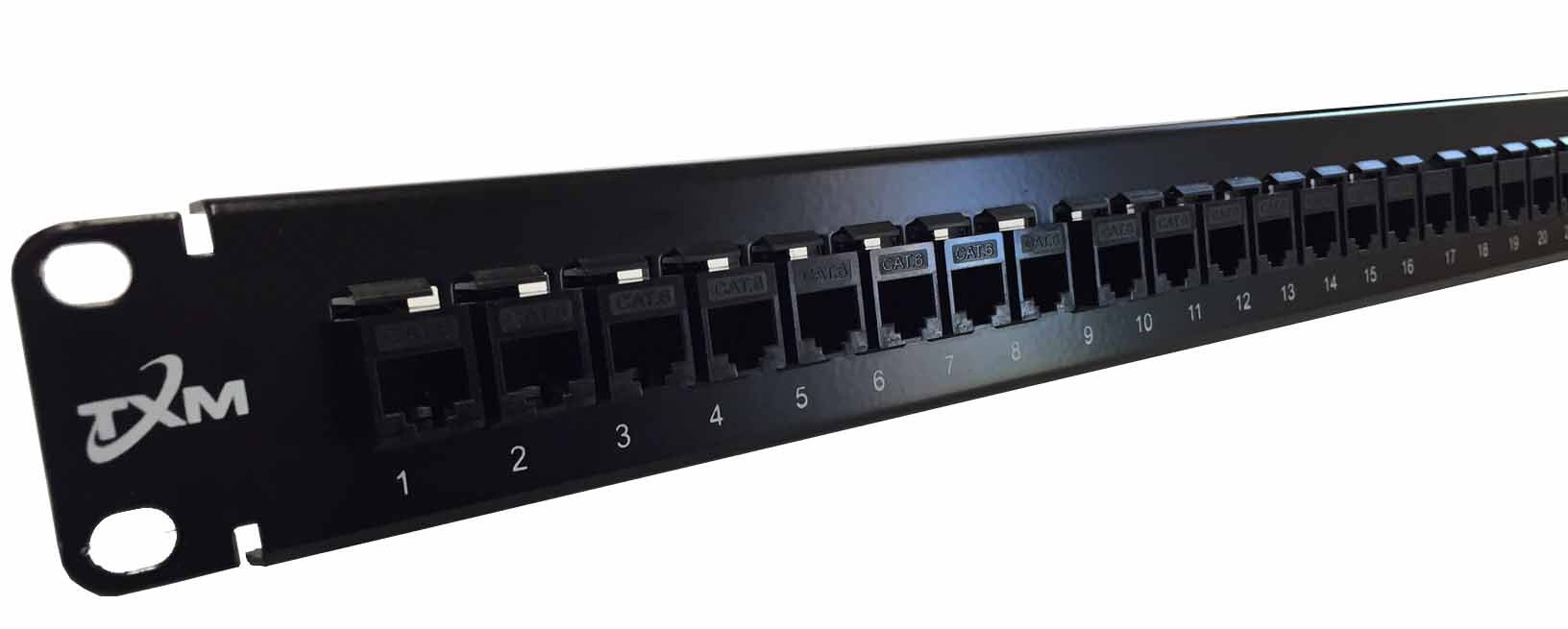 JPM818A EQUIVALENT CAT6 24 PORT PATCH PANEL 1 RU 19