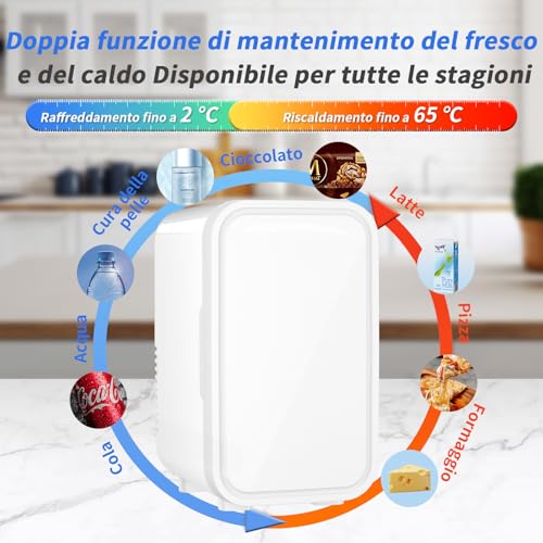 Foto YASHE Mini Frigorifero 6 litri 2