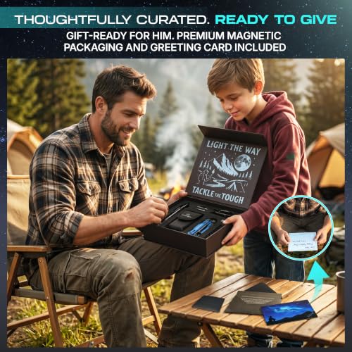 Gift-Ready Multitool & Tactical Pen Set - Birthday & Holiday Gift for Men - Image 2