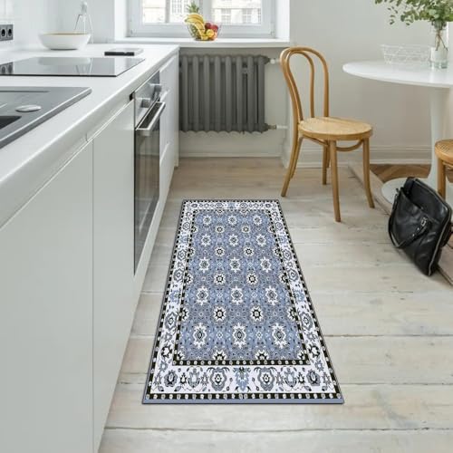 Alfombra de pasillo lavable para evitar resbalones en el hogar 5