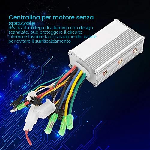 VGEBY1 Motor Controller, 36V / 48V 350W Controller Senza spazzole con dissipazione del Calore per Scooter Elettrico per Biciclette elettriche