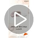 Image of JAYPEE Mini Max Lunch Box for School, Office, Ideal for Snacks and Meal, Keeps Food Hot & Fresh Insulated Stainless Steel Inner with Plastic Dish Inside for Office, College and Picnic, Pink, 830 ml