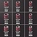 239pcs Sanding Drums Set,Power Rotary Tool Sanding Drums, Sanding Bits Sander Accessories for Dremel Rotary Tool Drill Woodworking 80grit,120grit,180grit (80grit，120grit，180grit，)