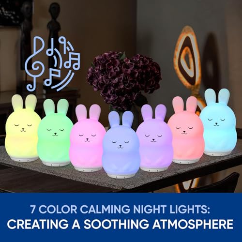 Mindfulness 'Breathing Owl' | 4-7-8 Guided Visual Meditation Breathing | 3 in 1 Device with Night Light & Noise Machine for ADHD Anxiety Stress Relief Sleep - Gift for Kids Adult Women Men - Image 6