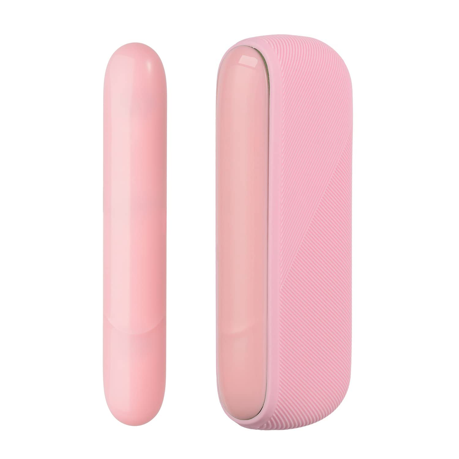 Soft Rubber Silicone Case Cover Set for IQOS ILUMA, Multi-Colours Available. (Pink)