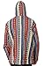 Sunshine Joy Woven Baja Style Pullover Hoodie Hooded Jacket Red/Blue (x_l)