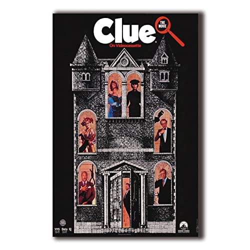Clue Movie Poster for Home Decor Wall Art 11x17inch (28x43cm) Frameless Gift