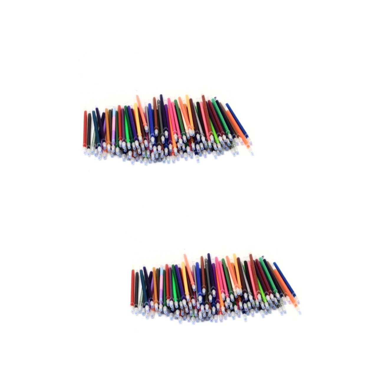 Ciieeo 2pezzi Ricariche Per Penne Gel Colorate Glitter Neon e Pastello Per Colorare Artigianato Doodle e Scrapbooking Inchiostro Resistente e Sicuro