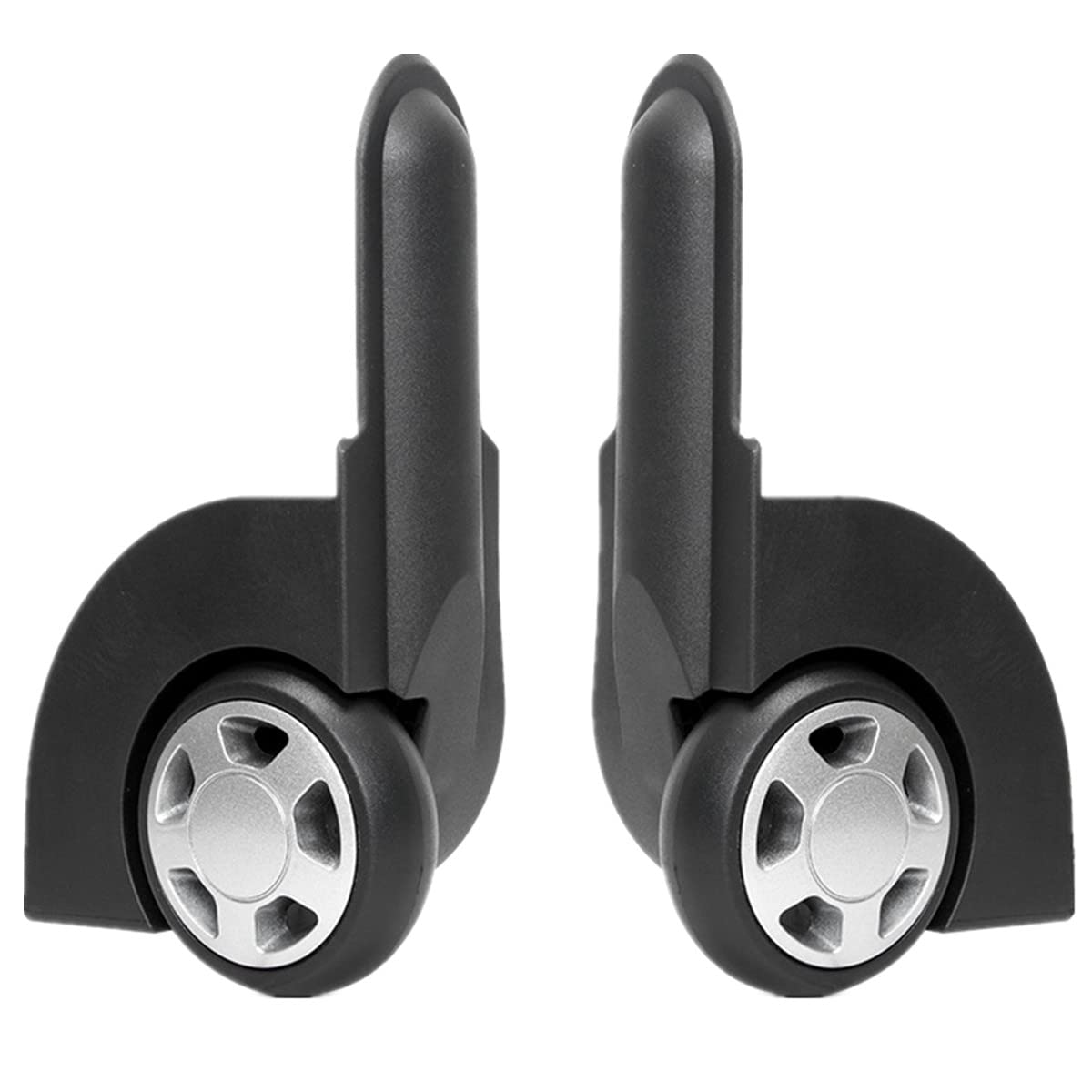 ruedas Ruedas giratorias, Ruedas for Muebles, Ruedas de Equipaje de Repuesto direccionales for Maletas, reparación de Estuches de Viaje, Bricolaje (DL-D007) (Color: Negro)