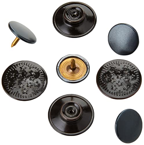 Prym - Prym Bachelor Stars Bronze (16mm) Buttons - 1 Unit, Burnished, 16 mm - Image 2