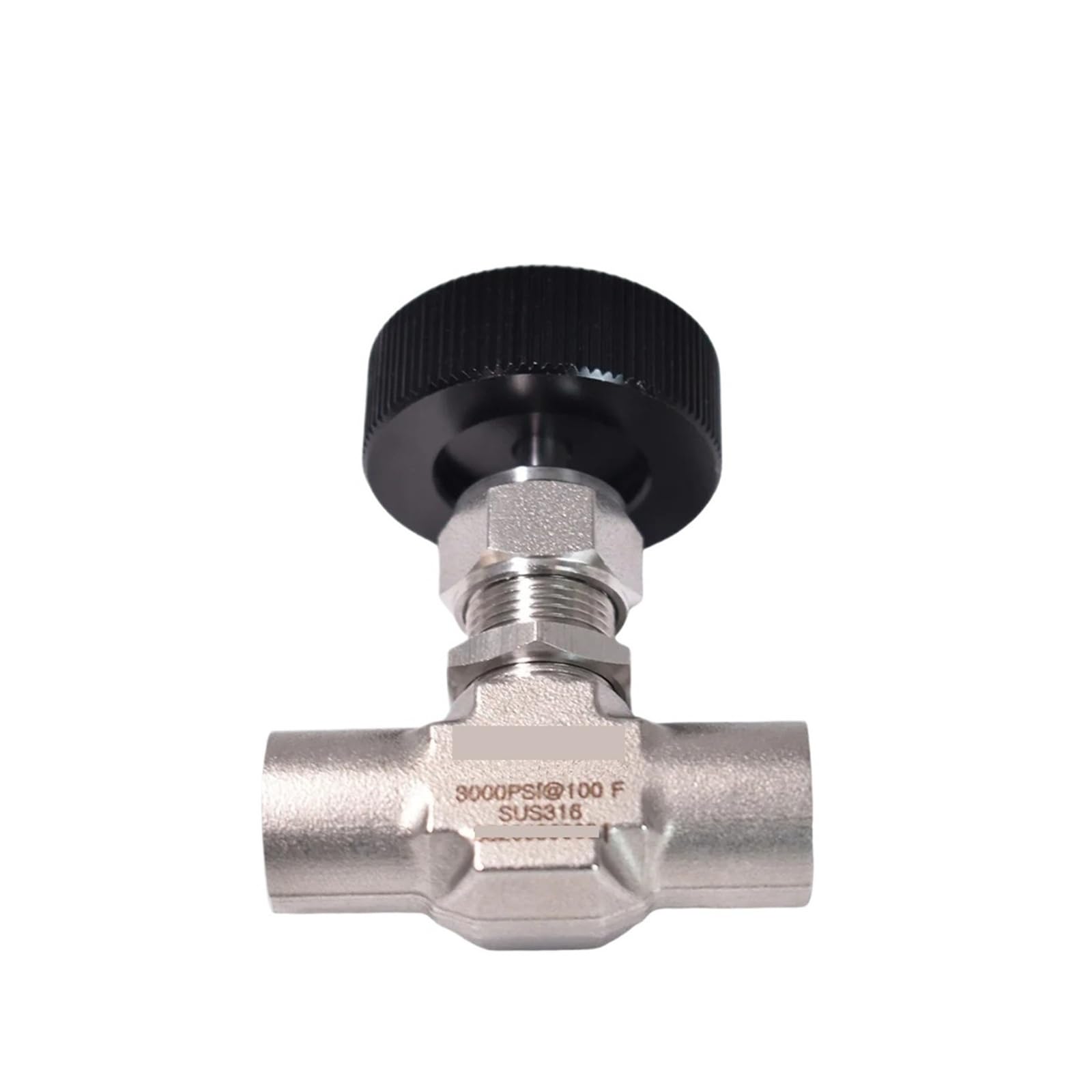 Vanne à pointeau 3/8 inox 316 FMZFF-2/6/8/10/12N mini valve filetée haute pression 6000 Psi
