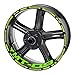Decalcomanie per Cerchioni Esterni Riflettente Moto Mt09 Ruota Sticker Rim Decal Kit per Ya-ma-ha Mt 09 Sp 2020 2021 (Color : J)