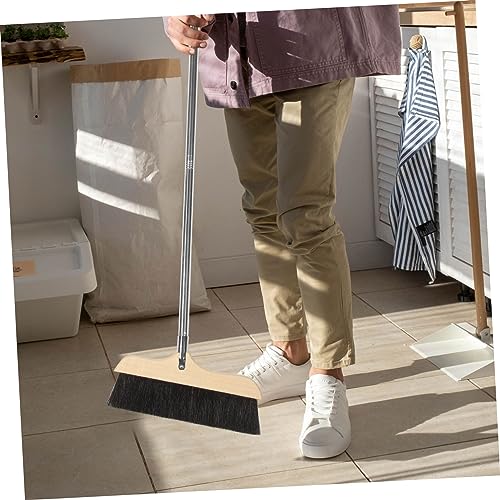 Beaupretty Holzbürsten Besen mit Langem Stiel Weiche Borsten Wiederverwendbarer Haushaltsbesen Effektive Staubaufnahme Platzsparend und Einfach zu Handhaben für Ecken und Große Flächen – Bild 5