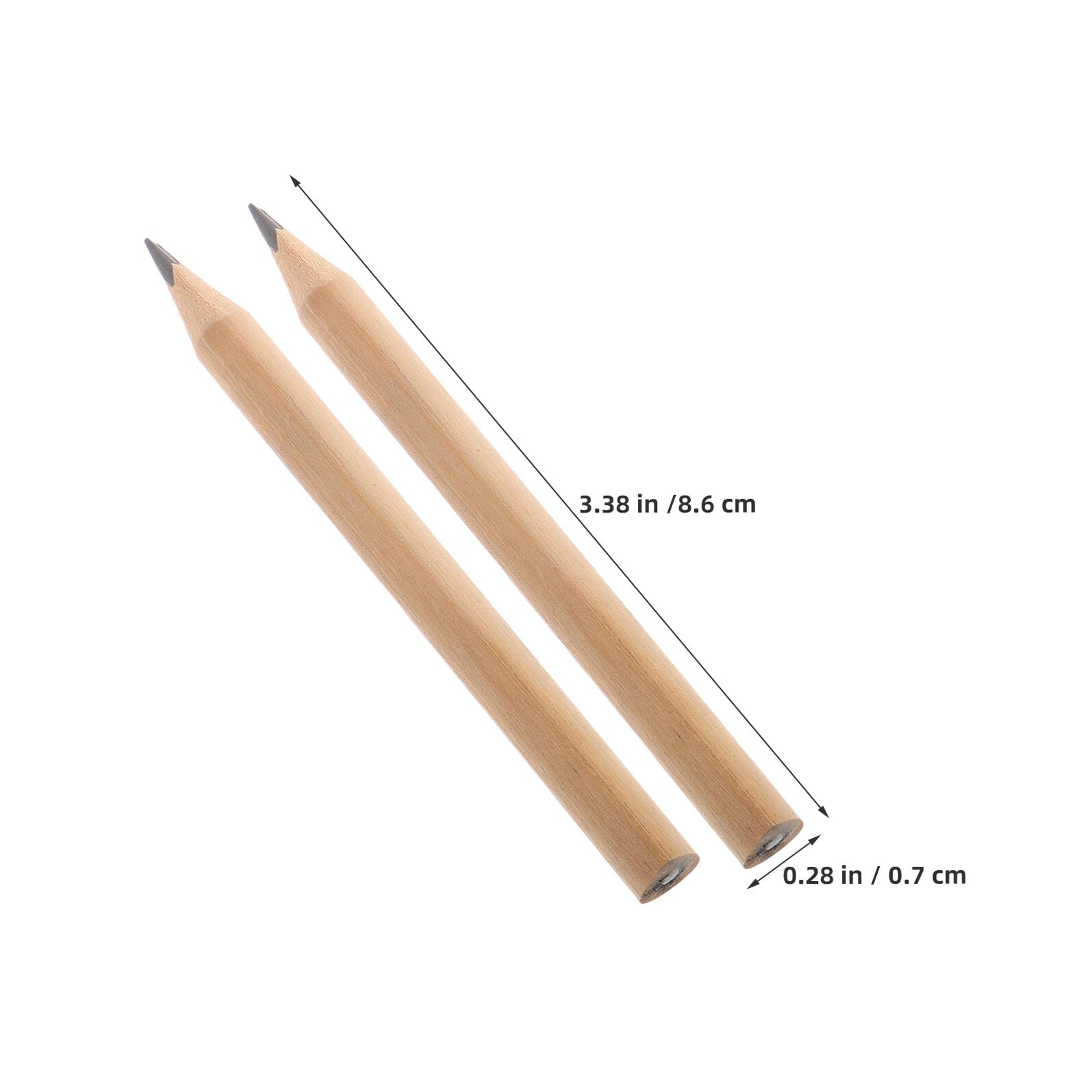 BESTonZON 200pezzi Matite Corte in Legno di Matite Hb Piccole per Disegno e Scrittura per Ragazzo Ragazza Scuola Materna Strumenti di Disegno e Scrittura Premi e Regali